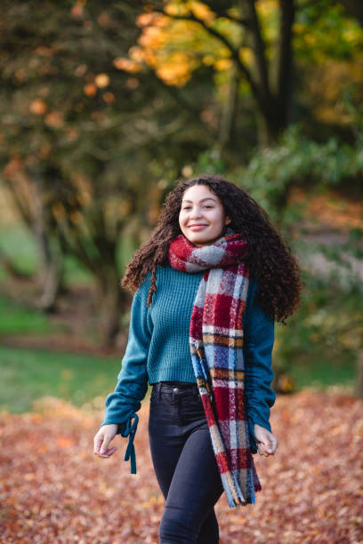 Passeggiata autunnale - foto stock