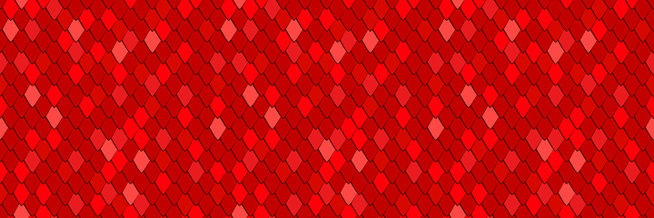 Red Dragon scale texture pattern design. Chinese decoration background