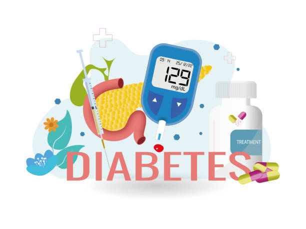 всемирный день борьбы с диабетом.14 ноября - hyperglycemia stock illustrations