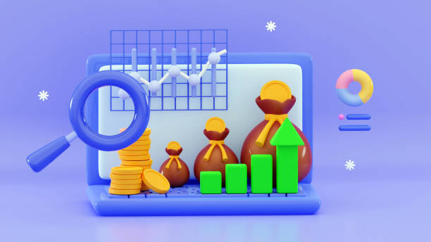 istock 3d Take profit and graph Mobile foreign exchange trading Increase dividend 1765279626