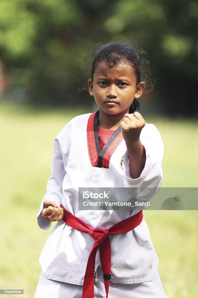 Taekwondo - Photo de 8-9 ans libre de droits