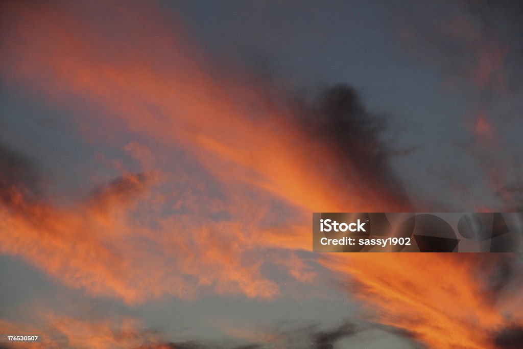 Ciel coucher de soleil spectaculaire - Photo de Arizona libre de droits