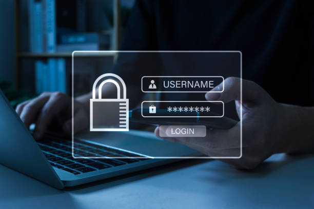 istock Login Page. user business people hand entering password code on mobile smart phone, cyber internet security, information authentication, digital marketing, shopping online, digital technology concept 1765320493