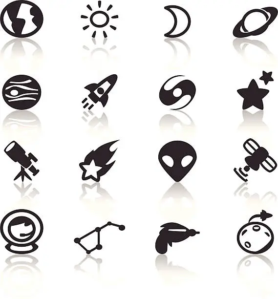 Vector illustration of Space Icon