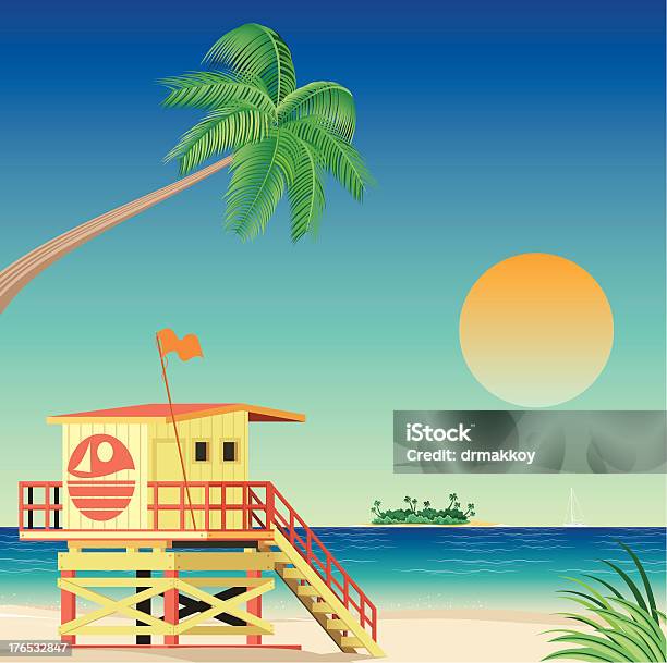 Vetores de Miami Beach e mais imagens de Miami Beach - Miami Beach, Miami, Ilustração e Pintura