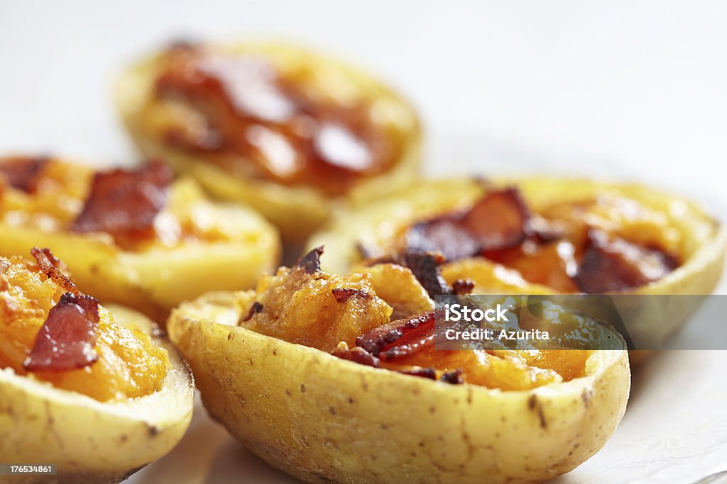 Potato skin with bacon and cheese Appetizer Stock Photo