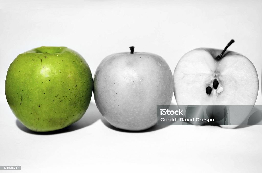 Trzy jabłka - Zbiór zdjęć royalty-free (Bez ludzi)