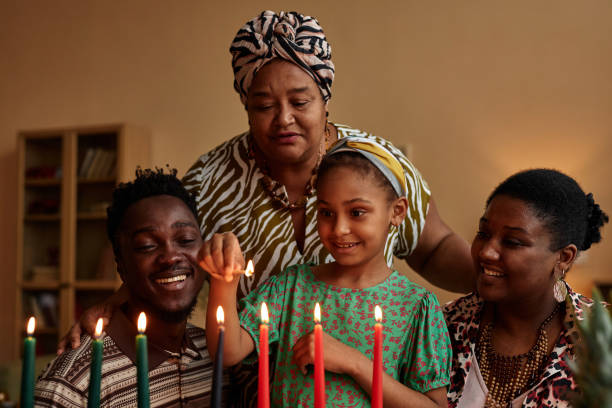 istock Family Lightning Candles in Holder 1765389755