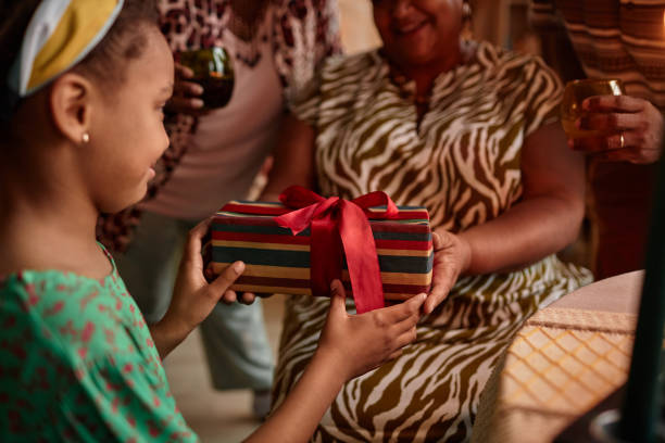 istock Kwanzaa Gift for Little Girl 1765389770