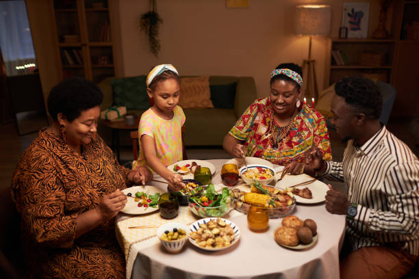 istock Family Eating Dinner Together 1765390313