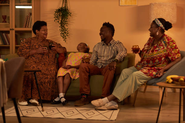istock Black Family Celebrating Kwanzaa at Home 1765390341