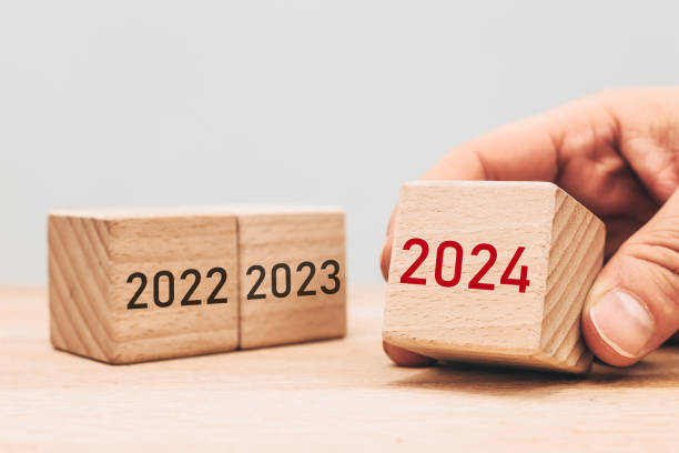 istock Year 2024. Concept, Years getting worse, Bad time. Economic forecasts 1765390372