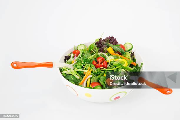 Fresh Salad Stock Photo - Download Image Now - Appetizer, Arugula, Bell Pepper