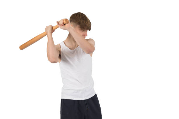 istock Teenage boy holding a baseball bat 1765440003