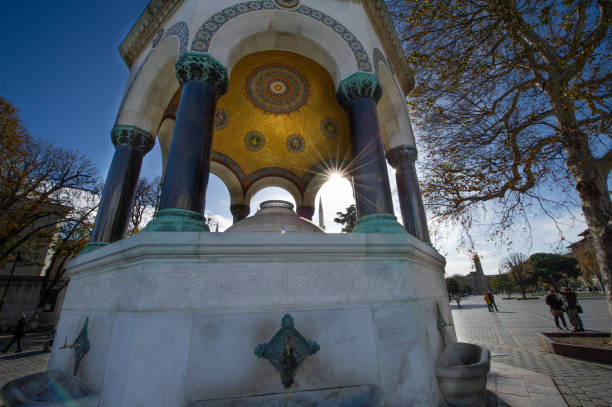 Ablution in Turkey in Istanbul for purification ritual