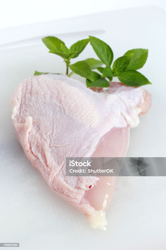 Hühnerbrust Fleisch Essen vorbereiten können - Lizenzfrei Ausgedörrt Stock-Foto