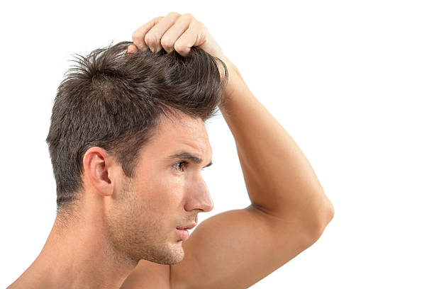 Men Human Hair Hand In Hair Beauty Stock Photos, Pictures & Royalty-Free  Images - iStock