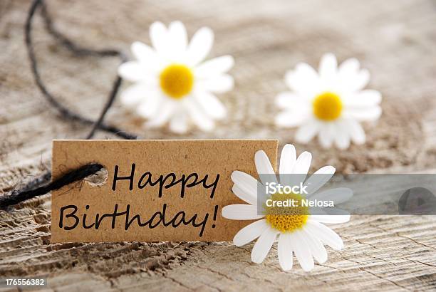 Happy Birthday Stockfoto und mehr Bilder von Geburtstag - Geburtstag, Grußkarte, Gratulieren