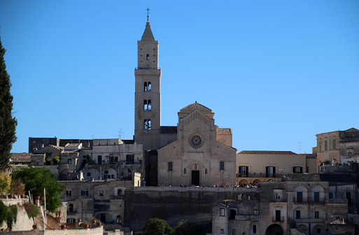 Matera, Basilicata, Italy - 29 october 2023: Belvedere of the \