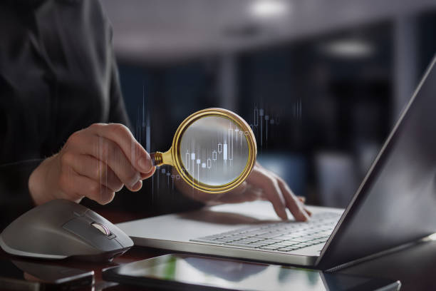 istock Concept of observation and analysis of markets. 1765597601
