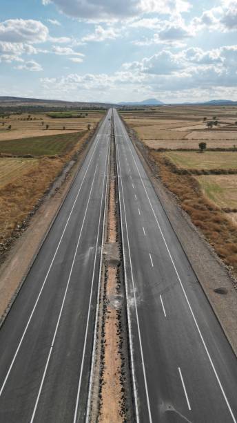 istock View from above of the highway passing through a rural eyry 1765606068