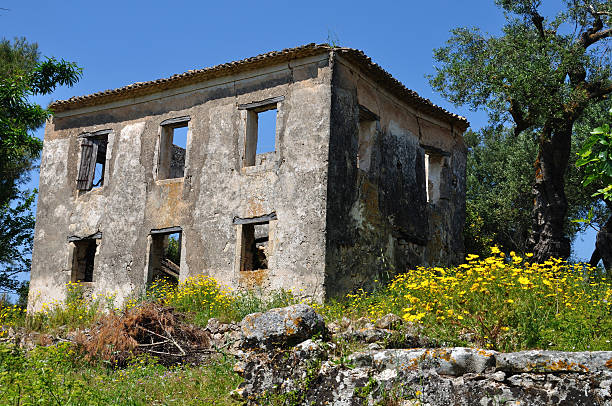 istock abandoned house and spring landscape 176560835