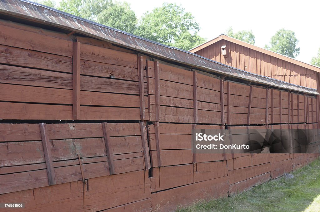 Rote Holz Wand - Lizenzfrei Abstrakt Stock-Foto