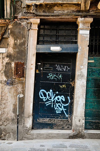 istock Crookest door in Venice 176564566