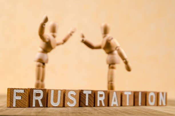 istock Wooden mannequin in frustration 176564684