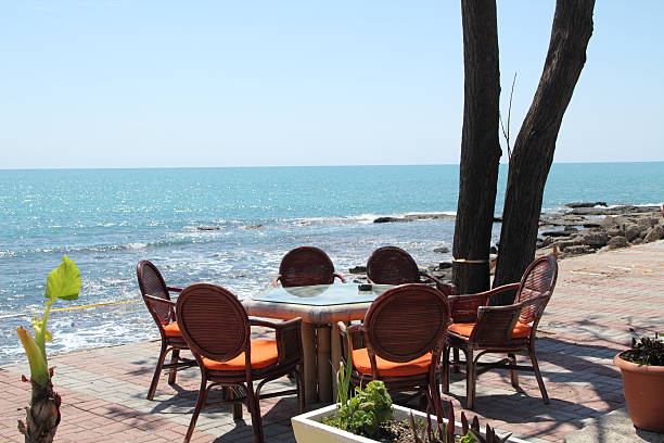 istock restaurant table on the sea in turkey 176564865