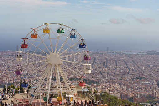 The Ferris wheel at the Prater is one of famoust symbols of Vienna. It was established in 1897 to celebrate the 50th Built Jubilee of Emperor Franz Joseph I. and was at that time one of the largest Ferris wheels in the world.