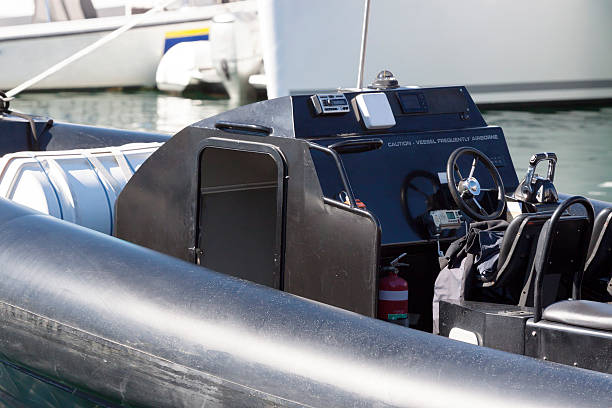 istock Closeup large passanger Speedboat 176570360