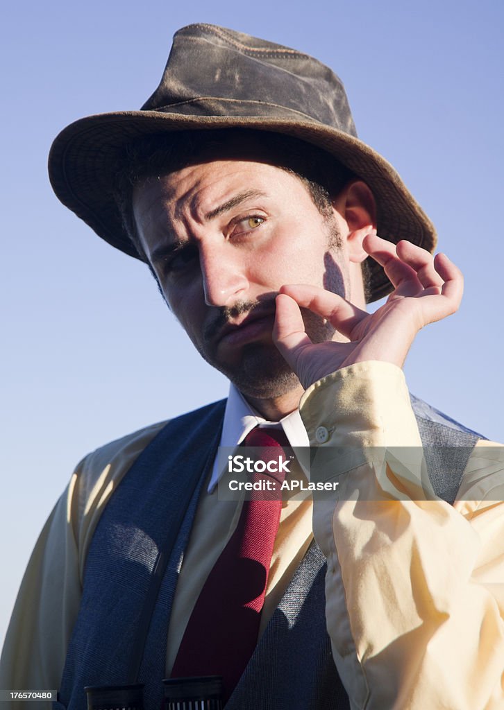 Cowboy Retorcer o bigode - Foto de stock de 12 Horas royalty-free