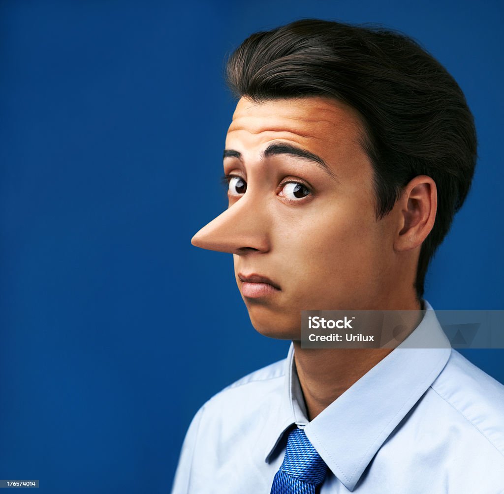 I'm not lying  Pinocchio Stock Photo