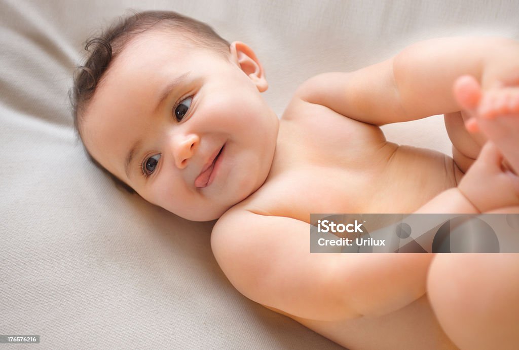 Yep! I'm cute!  Baby - Human Age Stock Photo