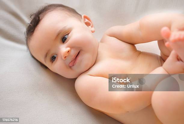 Yep Im Cute Stock Photo - Download Image Now - Baby - Human Age, Cheerful, Color Image