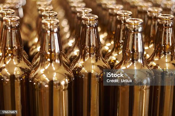 Multiple Glass Bottles Stock Photo - Download Image Now - Ale, Beer - Alcohol, Beer Bottle