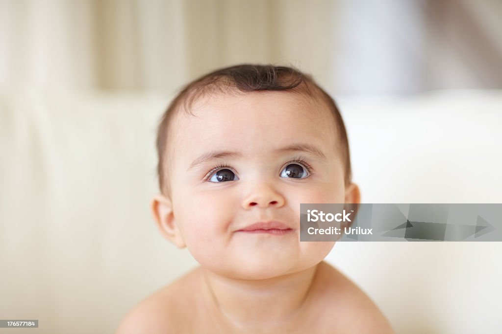 She's a sweet-natured baby  Baby - Human Age Stock Photo