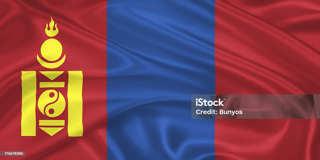 Bandera de Mongolia - Foto de stock de Amarillo - Color libre de derechos