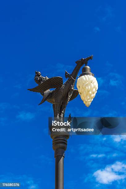 Street Lamp In Thailand Stock Photo - Download Image Now - Architectural Column, Architecture, Cityscape