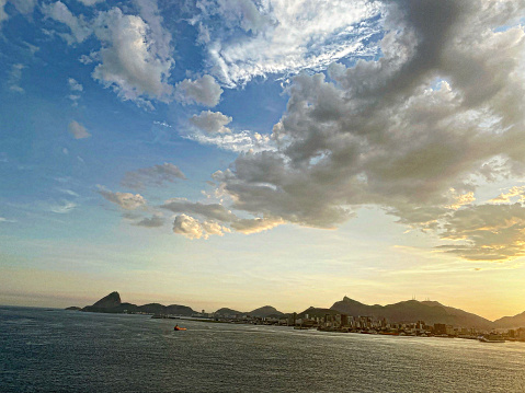 Rio de Janeiro seen from the bridge over Guanabara Bay