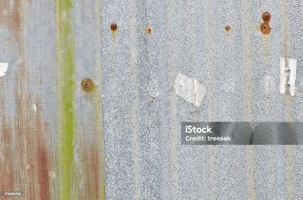 旧ラスティ・亜鉛メッキの背景 - ダメージのロイヤリティフリーストックフォト