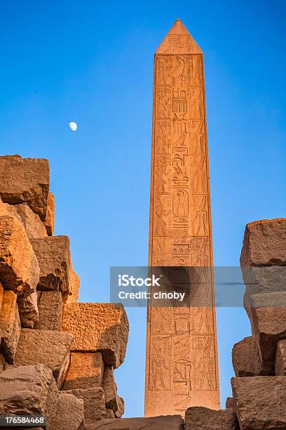 Obelisk Of Hatshepsut Karnak Temple Complex Stock Photo - Download Image Now - Obelisk, Hatshepsut, Egypt