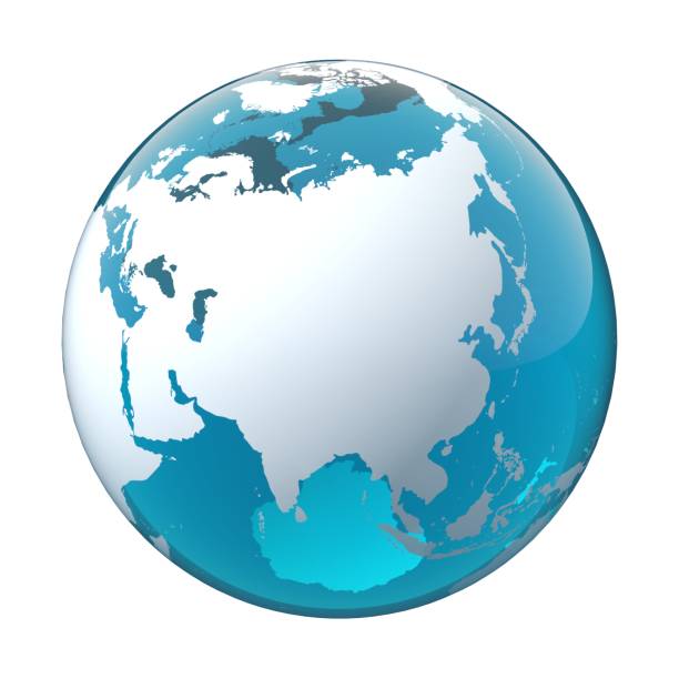 istock Earth Globe, World Map, Asia, Eurasia 1765850881