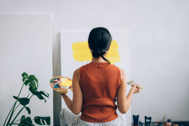 istock Empowering Creations: Modern Artistry by a Talented Woman Artist 1765862085