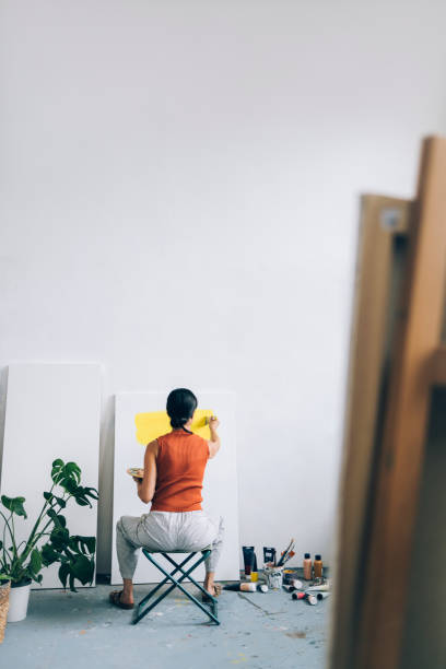 istock Empowering Creations: Modern Artistry by a Talented Woman Artist 1765862175