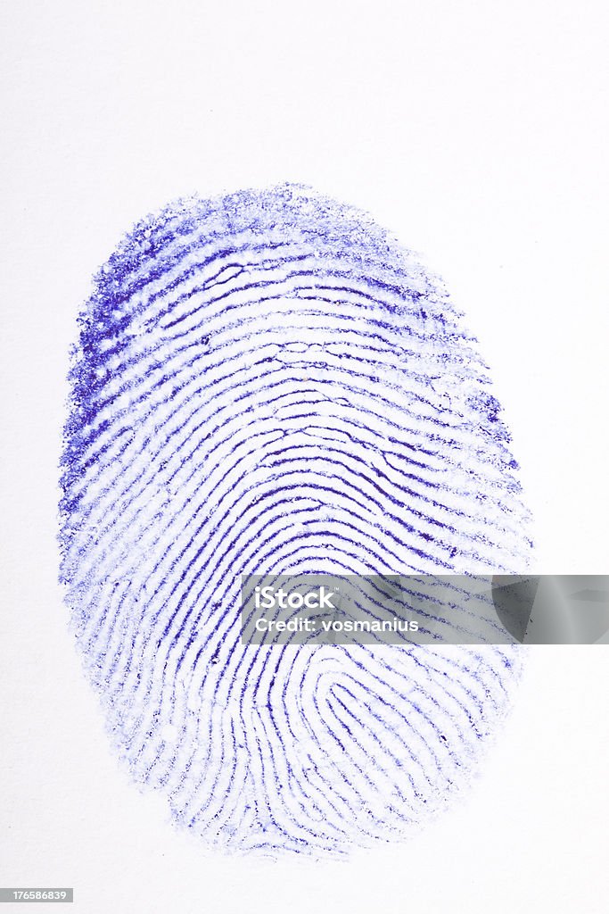 perfect thumb fingerprint Abstract Stock Photo