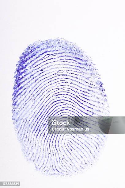 Perfect Thumb Fingerprint Stock Photo - Download Image Now - Abstract, Allegory Painting, Black And White