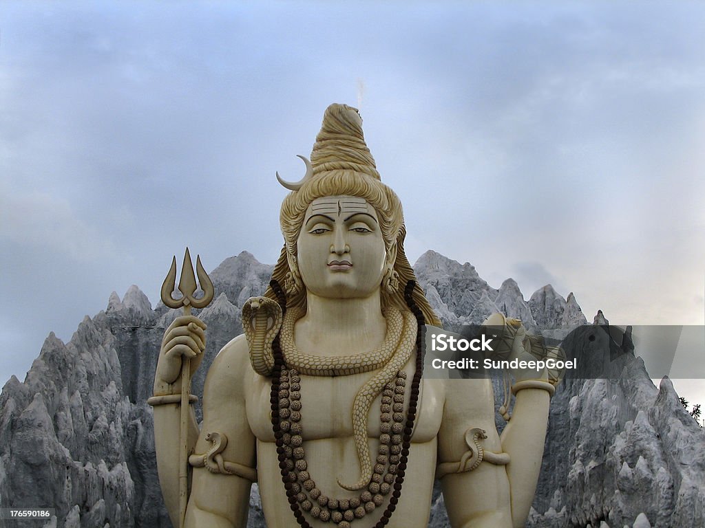 Statue of Pan Sziwa - Zbiór zdjęć royalty-free (Bangalore)