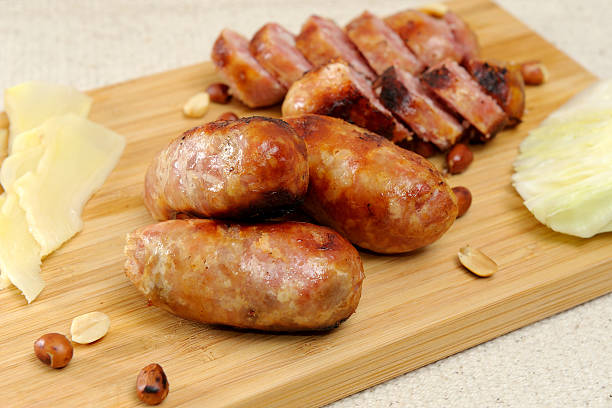 istock Northeastern Thai style sausages 176593729